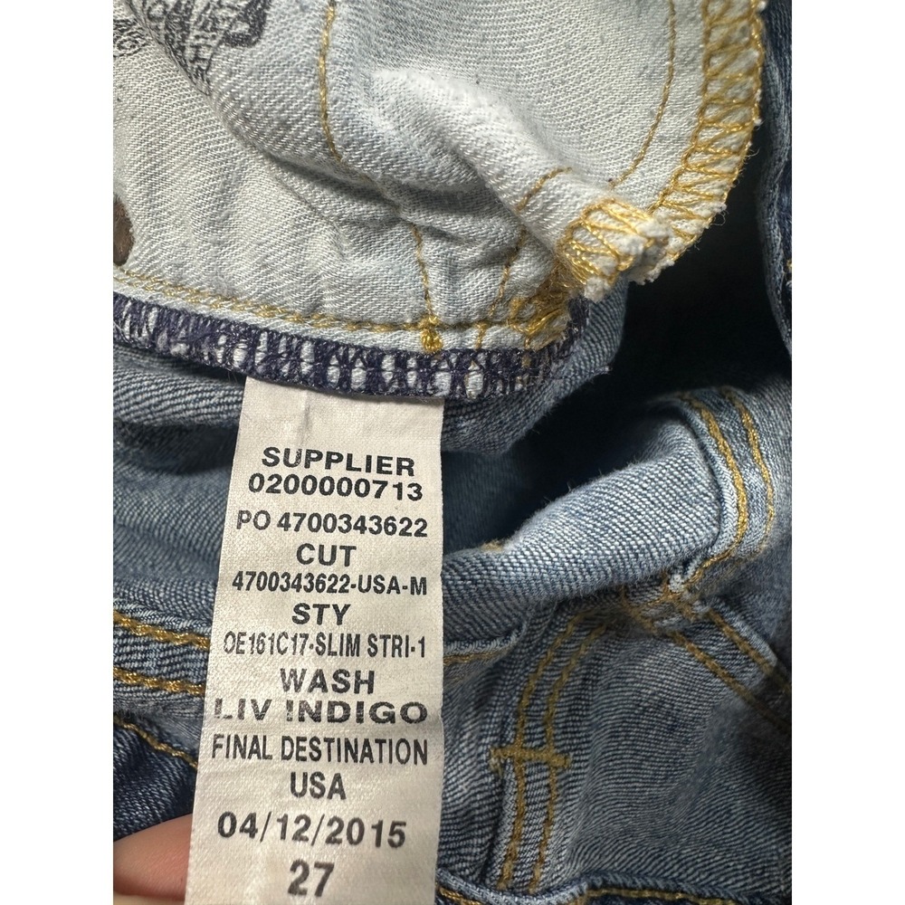 Polo Ralph Lauren Reade Slim Straight Jeans Medium Wash Womens Size 27 - Picture 9 of 14